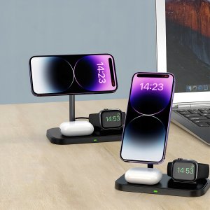 STACJA ŁADUJĄCA 3w1 ZHX-CW01 CZARNA 2