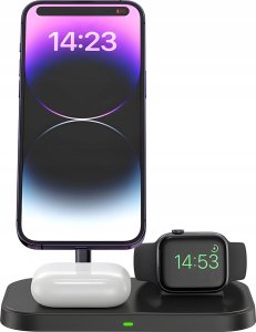 STACJA ŁADUJĄCA 3w1 ZHX-CW01 CZARNA 6