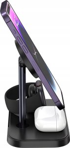 STACJA ŁADUJĄCA 3w1 ZHX-CW01 CZARNA 8