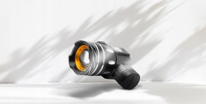 LAMPKA ROWEROWA CZARNA CBL-15 + LAMPKA TYLNA 12