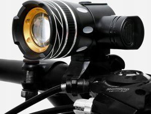 LAMPKA ROWEROWA CZARNA CBL-15 + LAMPKA TYLNA 4