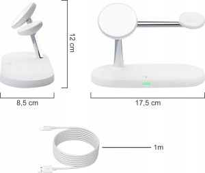 STACJA ŁADUJĄCA 5w1 ZHX-WA27 BIAŁA 7