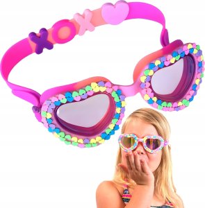OKULARY PŁYWACKIE DLA DZIECI GO-VE1-RAIBOW 1