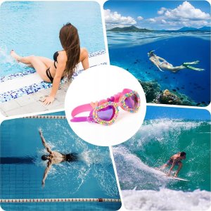 OKULARY PŁYWACKIE DLA DZIECI GO-VE1-RAIBOW 4