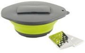Oase Miska Outwell Collaps Bowl & Lid W/Grater Green 1