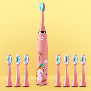 SZCZOTECZKA ELEKTRYCZNA DLA DZIECI TEETH-1 RÓŻOWA 2