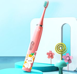 SZCZOTECZKA ELEKTRYCZNA DLA DZIECI TEETH-1 RÓŻOWA 5