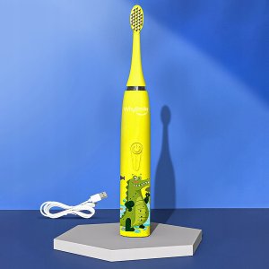 SZCZOTECZKA ELEKTRYCZNA DLA DZIECI TEETH-1 ŻÓŁTA 3