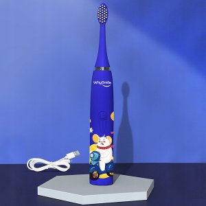 SZCZOTECZKA ELEKTRYCZNA DLA DZIECI TEETH-1 GRANATOWA 3