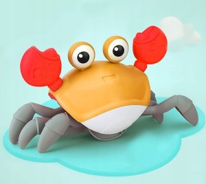ZABAWKA UCIEKAJĄCY KRAB DLA DZIECI NIEBIESKI QC-1Y 16