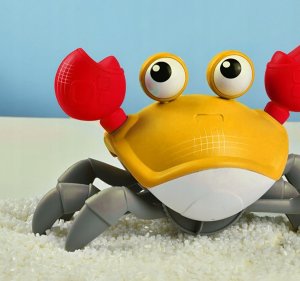 ZABAWKA UCIEKAJĄCY KRAB DLA DZIECI NIEBIESKI QC-1Y 17