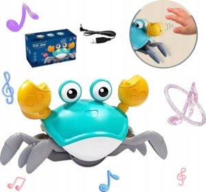 ZABAWKA UCIEKAJĄCY KRAB DLA DZIECI NIEBIESKI QC-1Y 20