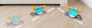 ZABAWKA UCIEKAJĄCY KRAB DLA DZIECI NIEBIESKI QC-1Y 22