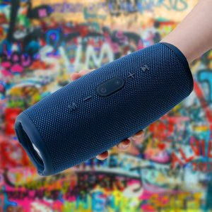 GŁOŚNIK BEZPRZEWODOWY BLUETOOTH RGB M3 NIEBIESKI 2