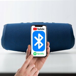 GŁOŚNIK BEZPRZEWODOWY BLUETOOTH RGB M3 NIEBIESKI 4