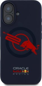 Etui Red Bull HC Silicone ORBR20 Logo     Red Lining do iPhone 16 MagSafe granatowy 3