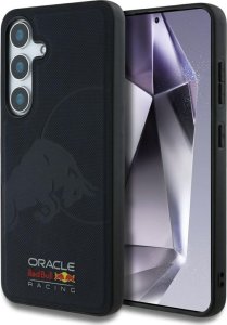 Etui Red Bull Leather Meshed Debossed     Bull MagSafe do Samsung Galaxy S25 granatowy 1