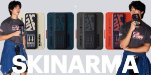 Portfel Skinarma Mirage Spunk Wallet      Magnetic Grip Stand ivory 6