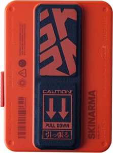 Portfel Skinarma Mirage Spunk Wallet      Magnetic Grip Stand pomarańczowy 7