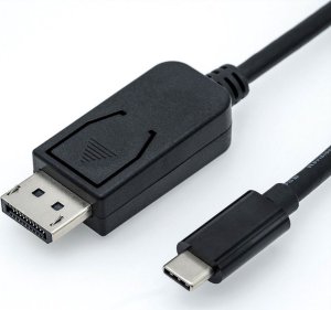 Alcasa GC-M0106 adapter kablowy 2 m USB Type-C DisplayPort Czarny 1
