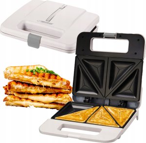 Opiekacz Do Kanapek Tostów Toster Biały Esperanza Parmigiano EKT010W 1000 W 2