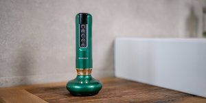 Masażer antycellulitowy z funkcją bańki chinskiej Humanas DermaSmooth - zielony 11