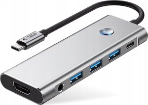 HUB USB Tech-Protect HB04 1x SD 2x USB-C 1x HDMI  + 3x USB-A 2.0 3.0 3.2 Gen2 (5906302360536) 2
