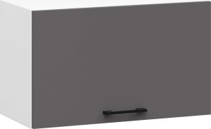 WISZĄCA SZAFKA KUCHENNA OKAPOWA OLIWIA W 60cm BIAŁA / GRAFIT SZARY 1