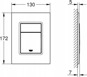 SKATE COSMOPOLITAN  S Przycisk uruchamiający; Kolor: phantom black 3