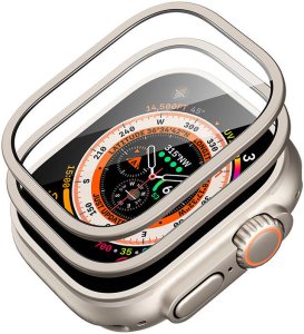 Zestaw ochronny dla Apple Watch Ultra ESR 49mm (etui+szkło) (tytanowy) 1