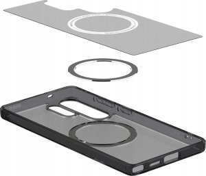 Etui Spigen Ultra Hybrid Mag na Samsung Galaxy S25 Ultra - czarne 10