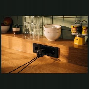 Verbatim Gan Charger 65W 2xUSB-C PD,1xUSB-A, retrac. Cable  32217 4