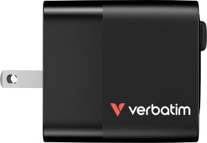 Verbatim Gan Charger 65W 2xUSB-C PD,1xUSB-A, retrac. Cable  32217 7