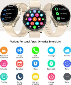 ML Smartwatch Joyroom JR-FC2 (złoty) 4