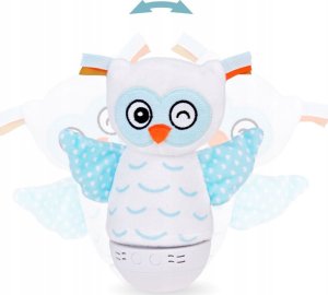 Pluszowa Sowa Lampka nocna zmieniająca kolory Pozytywka dla dzieci ZA5190 5