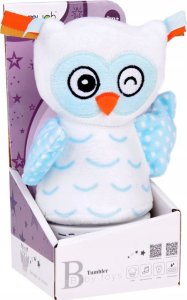 Pluszowa Sowa Lampka nocna zmieniająca kolory Pozytywka dla dzieci ZA5190 7