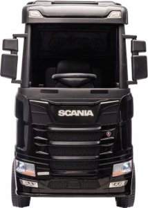 LeanToys Auto Na Akumulator Scania 500R HL698 Czarne 4x4 11