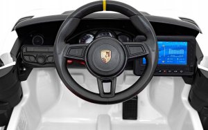 Pojazd Porsche Spyder RS 718 Biały MP4 13