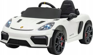 Pojazd Porsche Spyder RS 718 Biały MP4 4