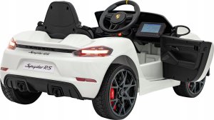 Pojazd Porsche Spyder RS 718 Biały MP4 7