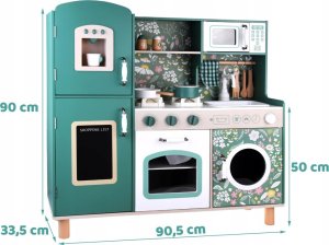 Jokomisiada Duża kuchnia drewniana retro vintage (ZA4833) 10