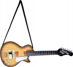 Gitara elektryczna zabawka dla dziecka melodie światło + pasek IN0169 JA 4