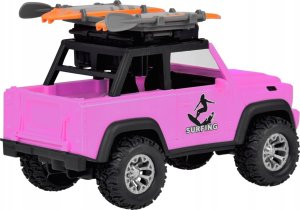 Różowe auto terenowe off-road deski surfingowe dźwięki światła ZA5223 9