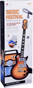 Gitara Elektryczna z Mikrofonem i Wzmacniaczem dla Dzieci Karaoke IN0171 8