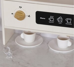 Duża Kuchnia drewniana Styl Glamour Złote dodatki Światło + dźwięk ZA5270 4