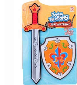 Zestaw dla Rycerza Piankowa Tarcza Miecz piankowy godło Lilia ZA5315 9
