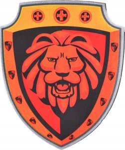 Zestaw dla Rycerza Piankowa Tarcza Miecz piankowy Godło Lew ZA5316 5