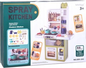 Interaktywna Kuchnia Lodówka Kran Zmywarka Naczynia akcesoria 55 el ZA5292 12