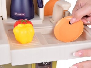 Interaktywna Kuchnia Lodówka Kran Zmywarka Naczynia akcesoria 55 el ZA5292 2