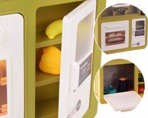 Interaktywna Kuchnia Lodówka Kran Zmywarka Naczynia akcesoria 55 el ZA5292 5